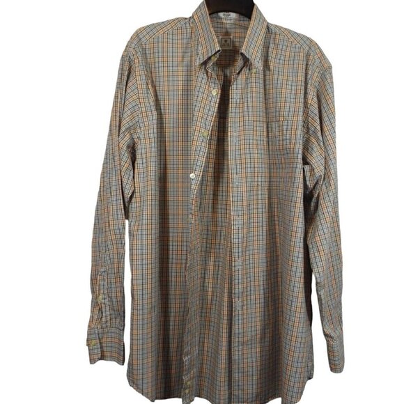 Peter Millar Men’s 100% Cotton Long Sleeve Button Down Shirt  - Size Large - Picture 10 of 14